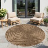 Ayyildiz Carpets Rjava okrogla notranja in zunanja preproga ø 120 cm Timber 1403 – | Shoptok.si