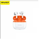 slušalice T1 pro nc bluetooth bubice white/orange