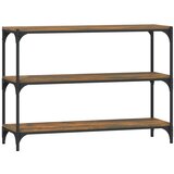 Ormarić za knjige boja hrasta 100x33x70,5 cm drvo i čelik | shoptok.hr