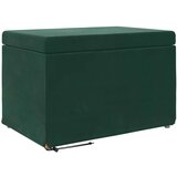  Stolica Tamnozelena 61 x 41 x 40 cm Svileni i Fino Radeći Drvo - Tamnozelena 60 cm Baršun | shoptok.hr