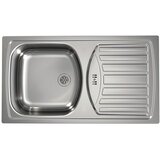  Enojno pomivalno korito z odcejalnikom Basic 150 fi 60 - inox smooth&amp;semi-shiny (1136530) | Shoptok.si