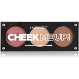 Inglot Face Palette osvetljevalec, bronzer in rdečilo odtenek Cheek Me Up! 7 g | Shoptok.si