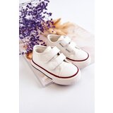 Boto Children's Leather Sneakers With Velcro White Foster | Shoptok.si