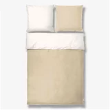 Mette Ditmer Denmark Bijela/bež posteljina za krevet za jednu osobu/za produženi krevet od pamučnog perkala 140x220 cm Shades –