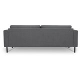 Scandic Temno siva sedežna garnitura 229 cm Hero – | Shoptok.si
