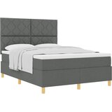  Krevet s opruga kutije Tamno siva 160 x 200 cm tkanina | shoptok.hr