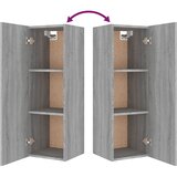  8-dijelni set TV ormarića sivog sonome konstruirano drvo | shoptok.hr