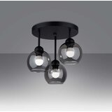  Sollux SL.1140 - Luster na stalku ALINO 3xE27/60W/230V crna | Eponuda.com