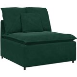  Modularni Sofa Centralni Modul s Jastucima Tamnozeleni 100 cm | Eponuda.com