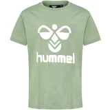 Hummel Majica 'Tres' svetlo zelena / bela