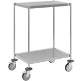 Kongamek Zvarjen nivojski voziček iz nerjavnega jekla, DxŠxV 650 x 440 x 900 mm, 2 nivoja Cene