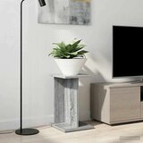  Stalak za biljke 2 pcs Sivi Sonoma 25 x 25 5 x 40 5 cm | shoptok.hr