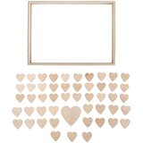 RAYHER Lesen okvir s srci za poroko, 35x26x4cm, (20633820) | Shoptok.si