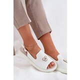VINCEZA Women's leather sandals with decoration Cijene