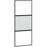 Klizna vrata s priborom 90 x 205 cm kaljeno staklo i aluminij | shoptok.hr
