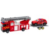  Set vatrogasnih vozila s pogonom na trenje 4u1 - crveni | shoptok.hr
