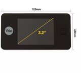 Yale DDV 500 digitalna špijunka za vrata s LCD zaslonom 3,2″ | Shoptok.si