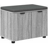  Klupa za hodnik s jastukom Sivi Sonoma 60 x 38 x 46 cm | Eponuda.ba