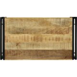 vidaXL Klubska miza 90x50x38 cm iz trdega grobega lesa mangov | Shoptok.si