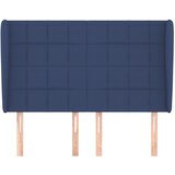  Uzglavlje s ušima plavo 147x23x118/128 cm od tkanine | shoptok.hr