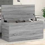 Škatla za shranjevanje siva sonoma 100x42x46 cm inženirski les