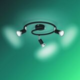 Philips Spot svetiljka LIMBALI, 3x GU10/50W/230V, crna | Eponuda.com