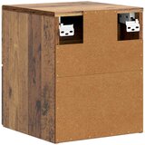  Noćni ormarić za montažu na zid Staro drvo 33 x 34,5 x 40 cm | shoptok.hr