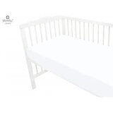 MimiNu Plahta pamučna 120x60 cm, bijela | shoptok.hr