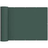  Zaslon za privatnost na balkonu 180 x 500 cm Polyester Zelena | Shoptok.si