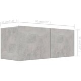  6-dijelni set TV ormarića siva boja betona konstruirano drvo | shoptok.hr