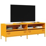 vidaXL TV omarica gorčično rumena 135x39x43,5cm hladno valjano jeklo | Shoptok.si