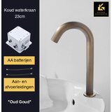 Kranig Kraanwerk Senzor Ultima razreda A | Staro zlato | Brezdotična pipa | WC soba | Staro zlato | Minimalizem, (21731997) | Shoptok.si