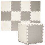  Pjenasta podloga puzzle 30x30 cm krem-siva | shoptok.hr
