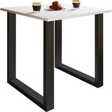 MID.YOU jedilna miza xona, bela, črna | Shoptok.si