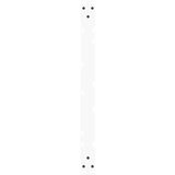  Noge jedilne mize V-oblike 2 kosa Bela 70x(30-31,3) cm Jeklo | Shoptok.si
