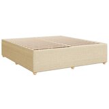 vidaXL Posteljni okvir krem 180x200 cm blago, (21304845) | Shoptok.si