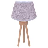  Duolla - Stona lampa BOUCLE 1xE27/15W/230V Ø 28 cm siva/drvo | Eponuda.com