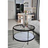 Woody Fashion bella - transparent, marble, white transparentmarblewhite coffee table Cene