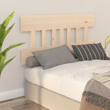 Maison Chic posteljno vzglavje - vzglavna omarica - nočna omarica 123,5x3x81 cm trdna borovina, (21703912) | Shoptok.si