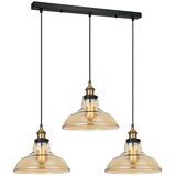  ITALUX MDM-2381/3 GD+AMB - Luster na sajli HUBERT 3xE27/40W/230V | Eponuda.com