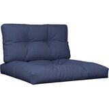  Set jastuka za palete modri 70 x 40 x 12 cm od tkanine | shoptok.hr
