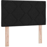  Boxspring krevet s madracem Crna 90 x 190 cm Tkanina - Crna 90 x 190 cm Dizajn s rombovima | shoptok.hr