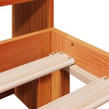  Krevet s regalom za knjige bez madraca 120 x 190 cm od borovine | shoptok.hr