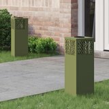  Solarna LED svjetlost za stazu 2 pcs Maslinasto zelena | shoptok.hr