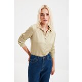 Trendyol Ženska košulja Basic bijela smeđa | krema | ePonuda.com