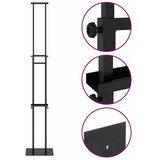  Stalci za sajmove 2 kom. Crna 30 x 23,5 x 210 cm Čelik Slike