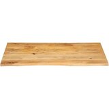 vidaXL Mizna plošča z naravnim robom 110x60x3,8 cm trden mangov les | Shoptok.si