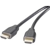 SpeaKa Professional HDMI priključni kabel HDMI-A vtič 3.00 m črna SP-8821980 #####4K UHD\, avdio povratni kanal\, pozlačeni konektorji HDMI kabel, (20417705) Cene