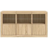  Komoda s LED svjetlima boja hrasta sonome 123x37x67 cm | shoptok.hr