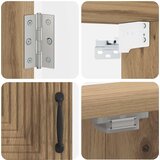Kabinet za mete HAARLEM Hrast artisan 52,5 x 10,5 x 53,5 cm | shoptok.hr
